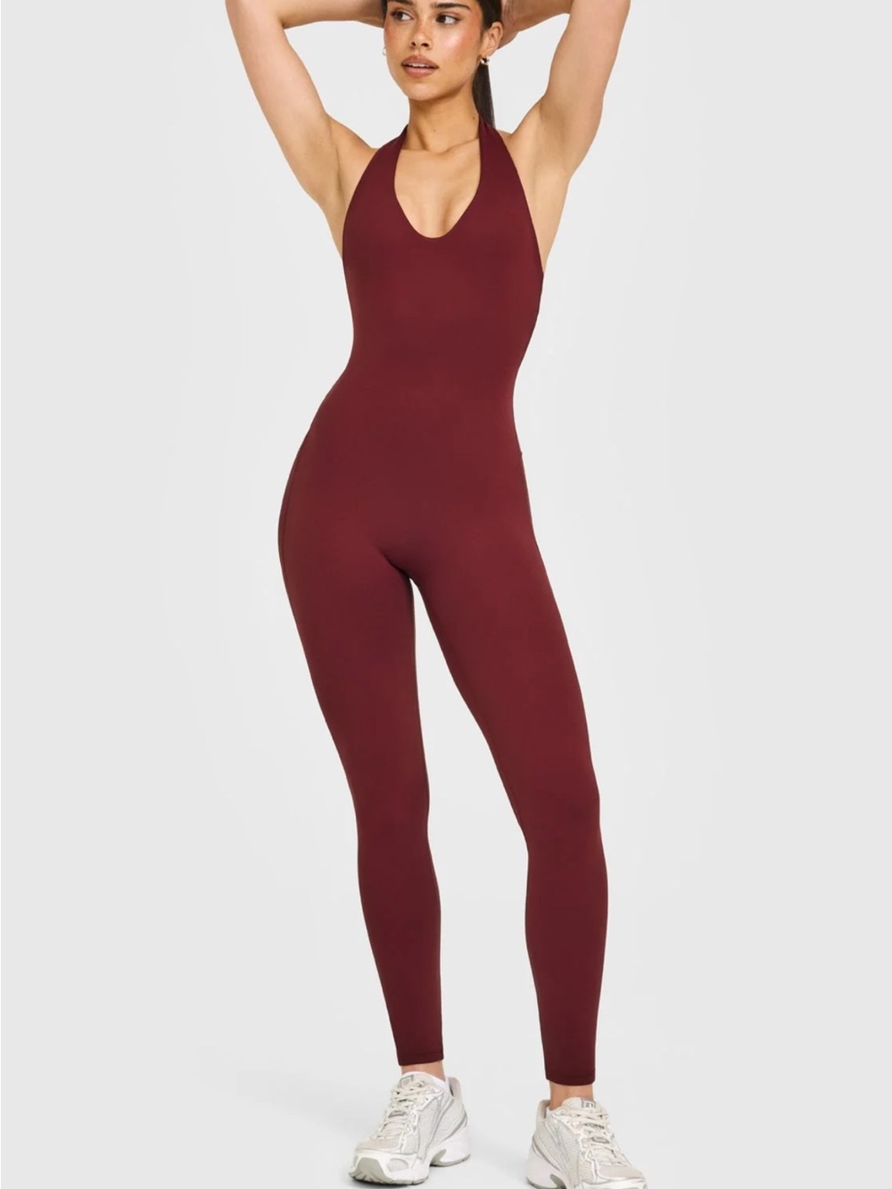 ONER SOFTMOTION™ HALTER NECK ALL IN ONE LONG WITH WHITE LOGO